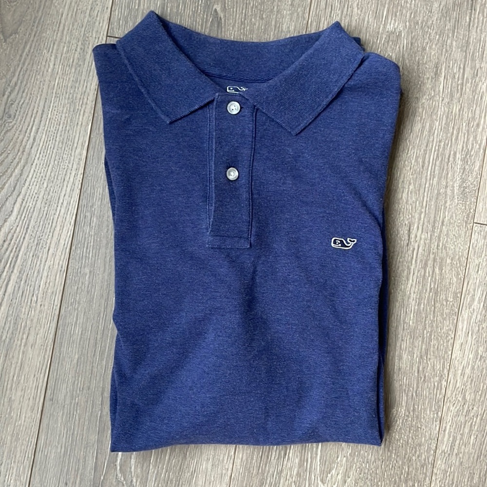 Vineyard vines navy blue polo